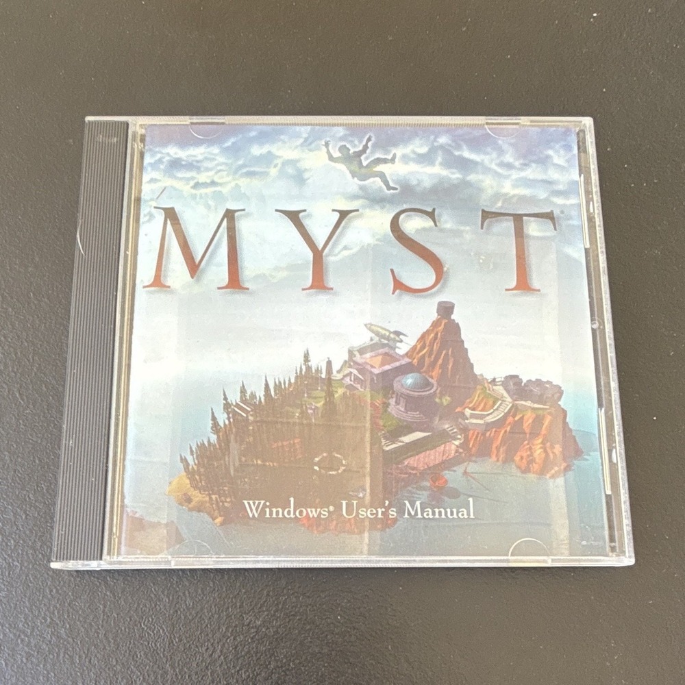 Myst (PC, 1993) CD-ROM Adventure Game w/ Manual Included - Broderbund